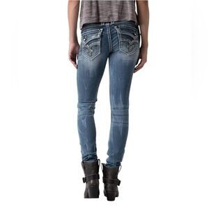 Rock Revival Kailyn Straight Stretch Jeans Sz 26 EUC